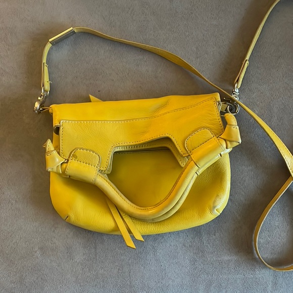 Foley and Corinna small yellow crossbody bag - Picture 2 of 5